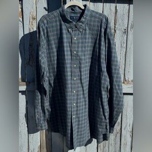 Vintage Ralph Lauren Plaid Shirt 3XLT TALL Classic Fit Button-Down Casual